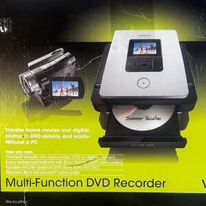 Sony Portable Multi-Function DVD Recorder – White and Black